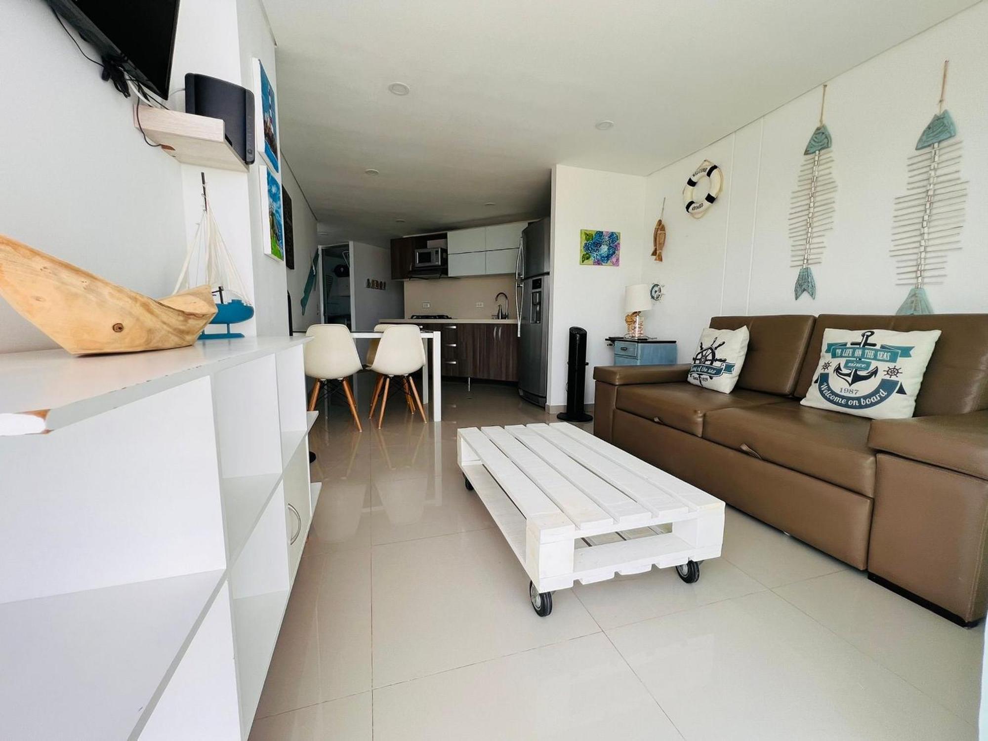 Edificio Areia En Pozos Colorados, Apto 2 Habitaciones 2 Banos Santa Marta Dış mekan fotoğraf