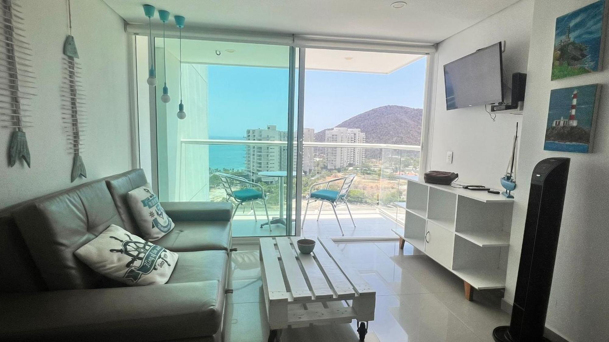 Edificio Areia En Pozos Colorados, Apto 2 Habitaciones 2 Banos Santa Marta Dış mekan fotoğraf